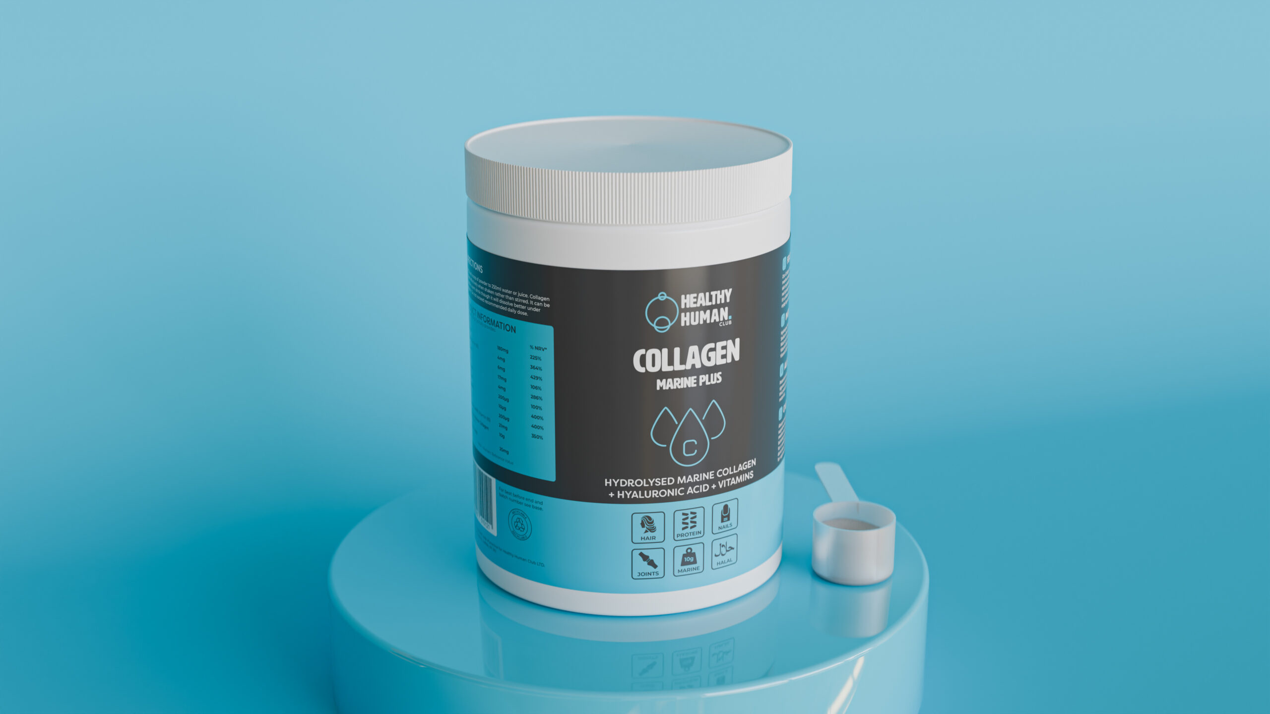 Collagen Marine Plus 10 grams marine collagen protein hair nails halal supplement v8 1