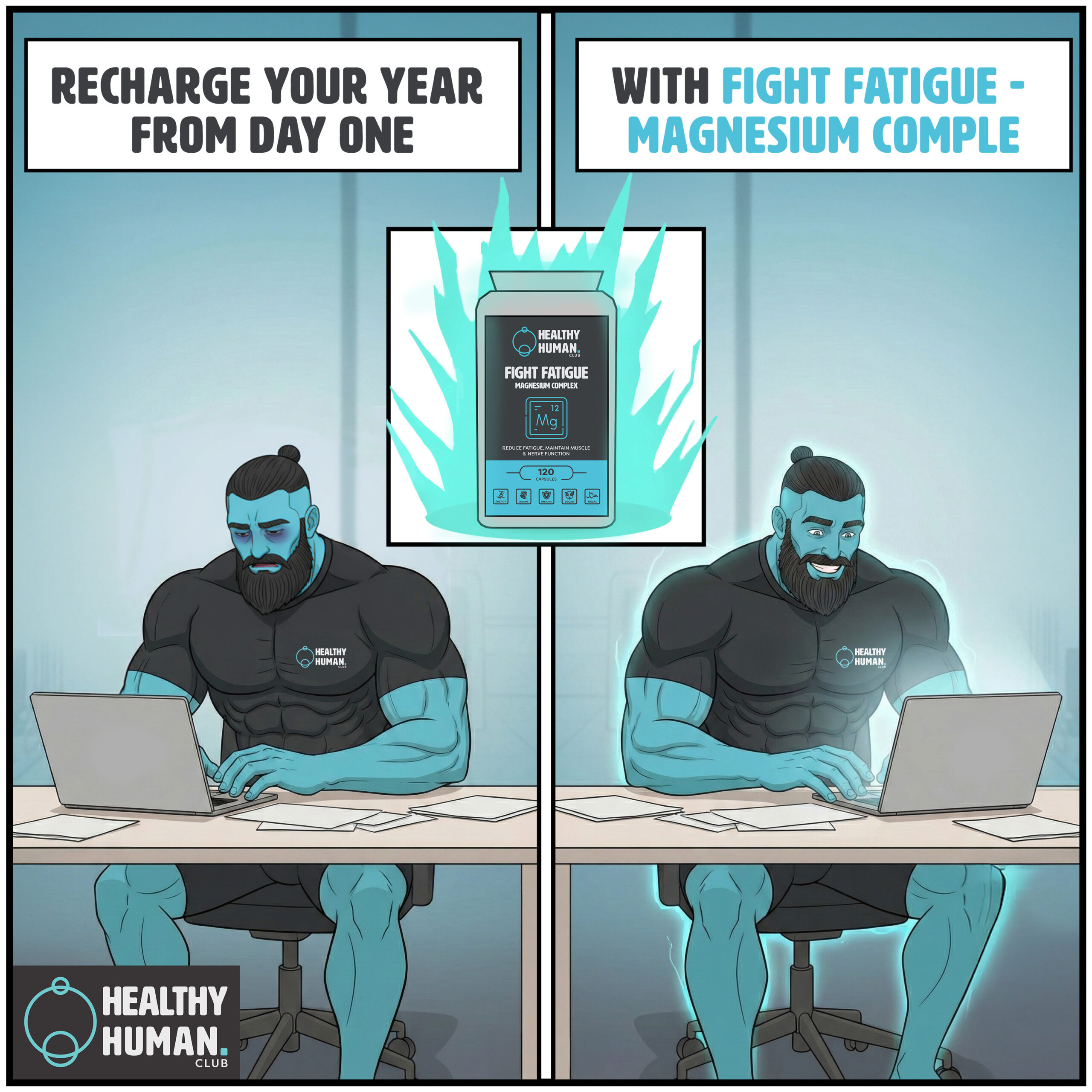Recharge Your Year with Fight Fatigue Magnesium